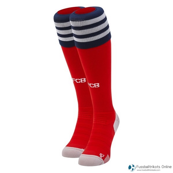 Bayern Munich Socken Heim 2018-19 Rote Fussballtrikots Günstig